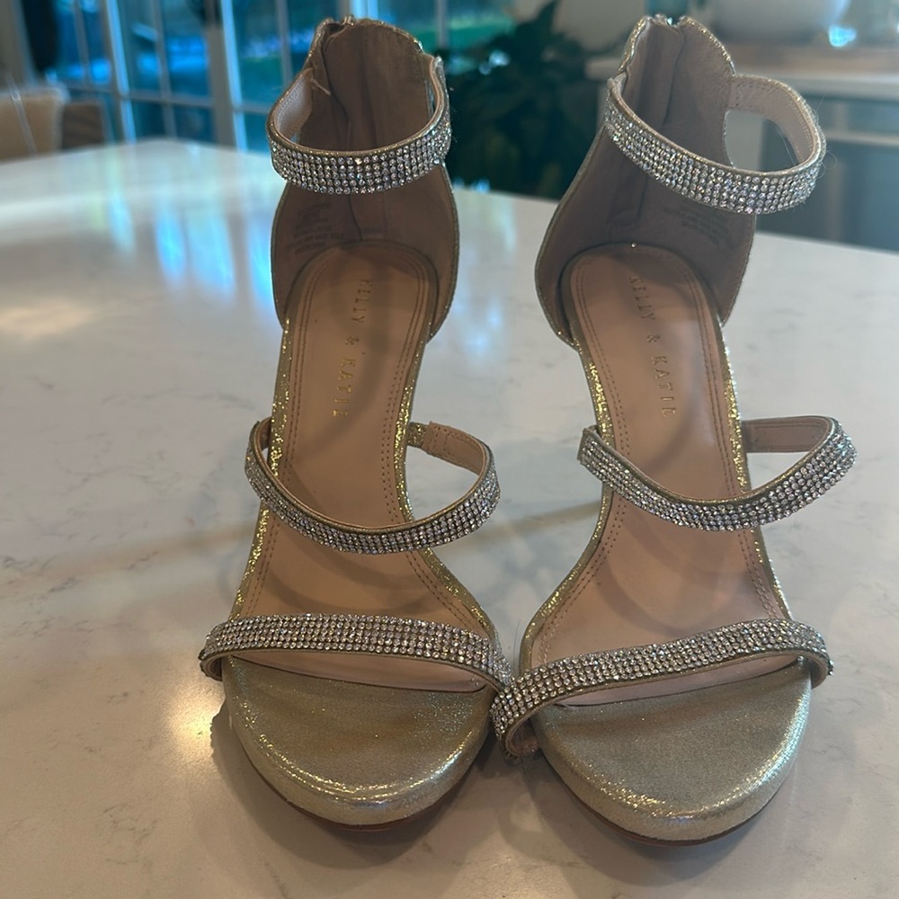 Kelly and Katie rhinestone heels